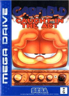 Garfield - Caught in the Act (USA, Europe) box cover front